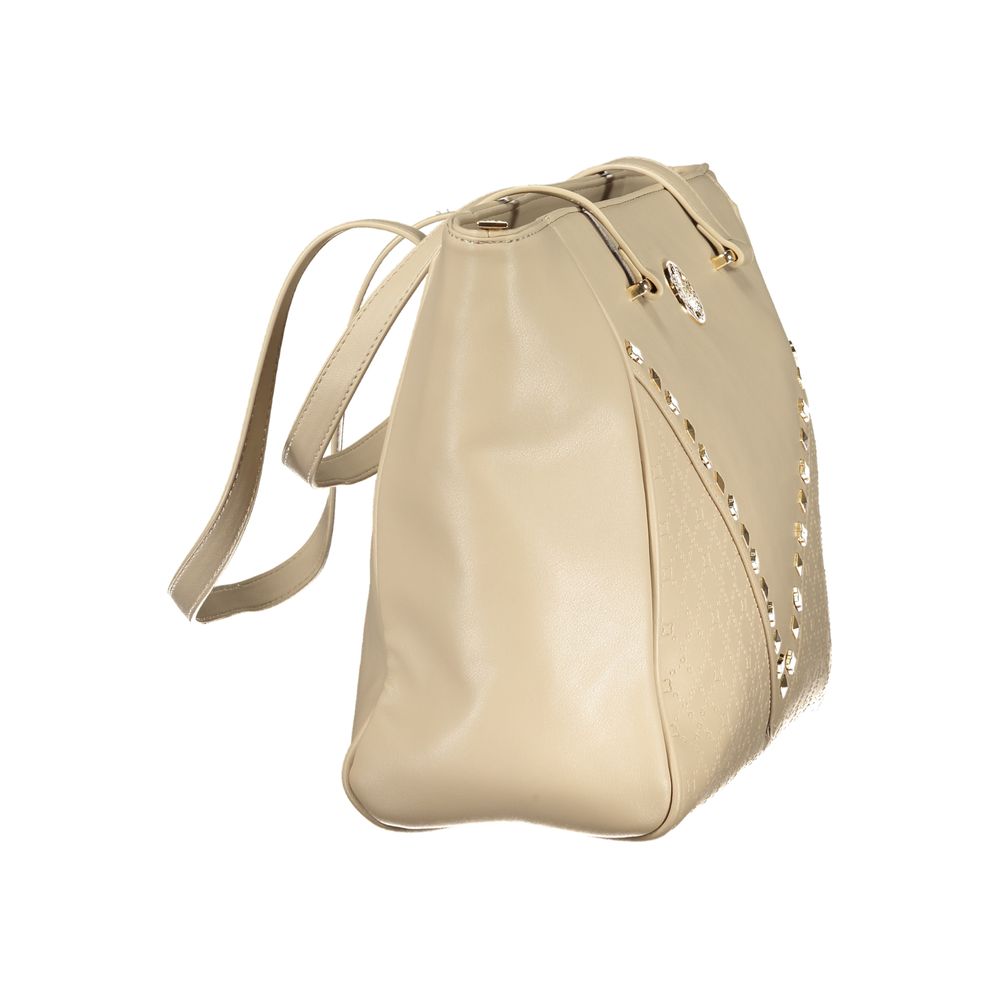 Laura Biagiotti Beige PVC Women Handbag | Regal Royce