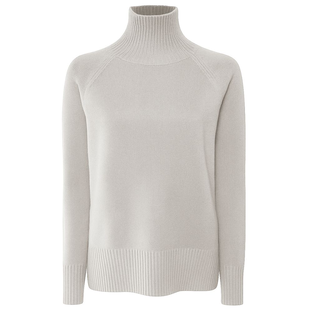 Emilio Romanelli Beige Cashmere Women Sweater
