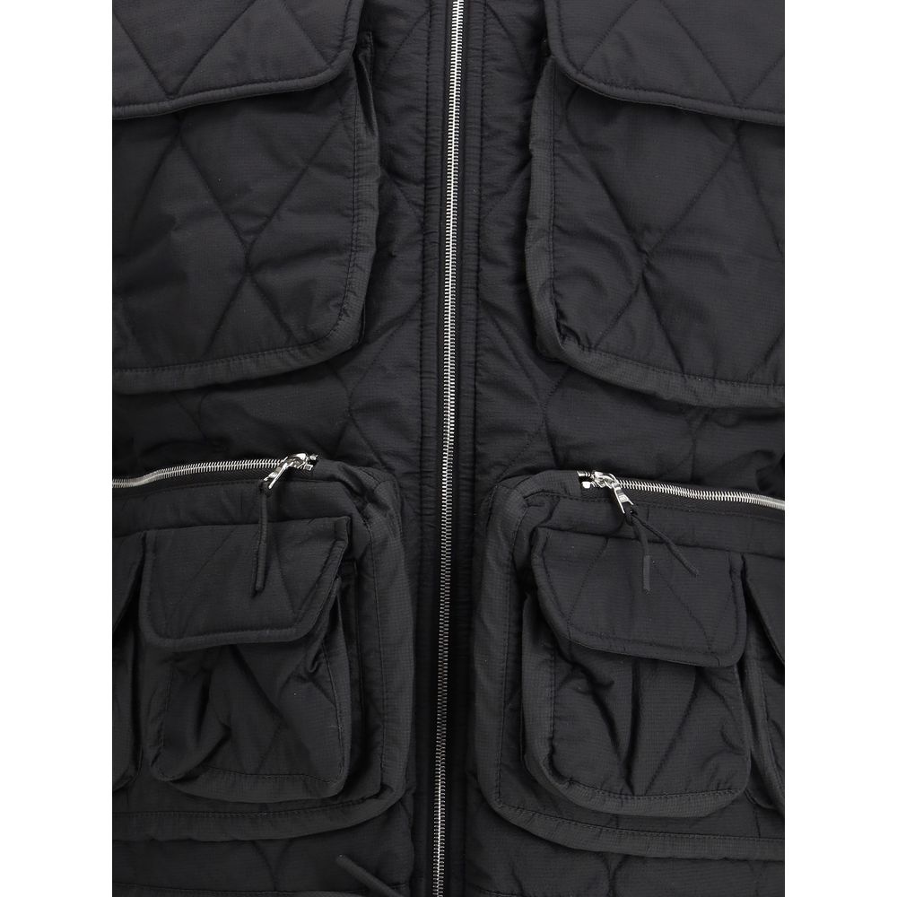 IENKI IENKI Black Nylon Jackets And Coat | Regal Royce