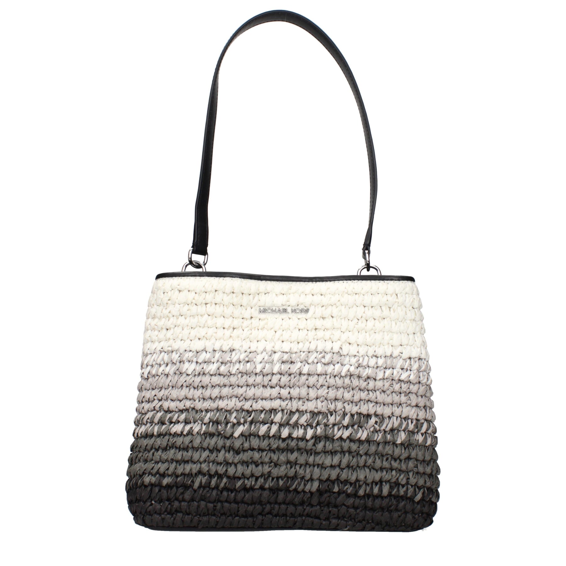 Michael Kors Black Raffia Shoulder Bag | Regal Royce