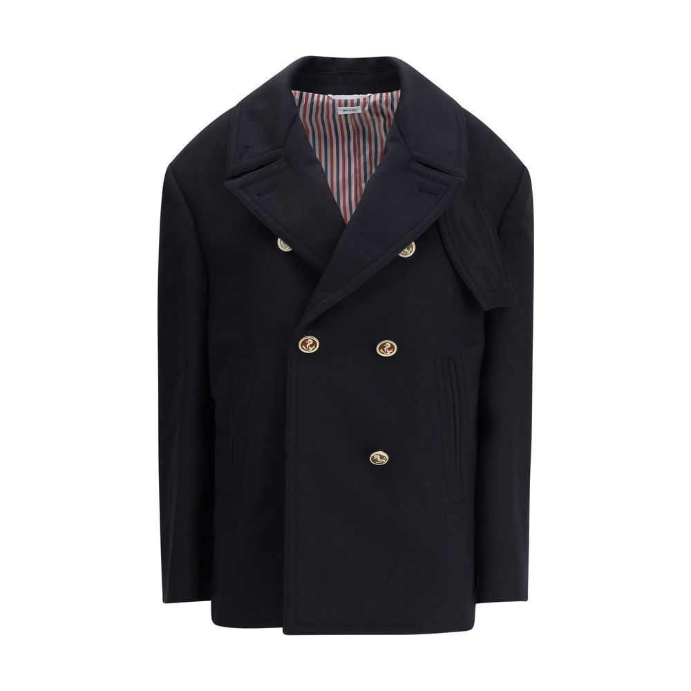 Thom Browne Blue Fabric Coat | Regal Royce