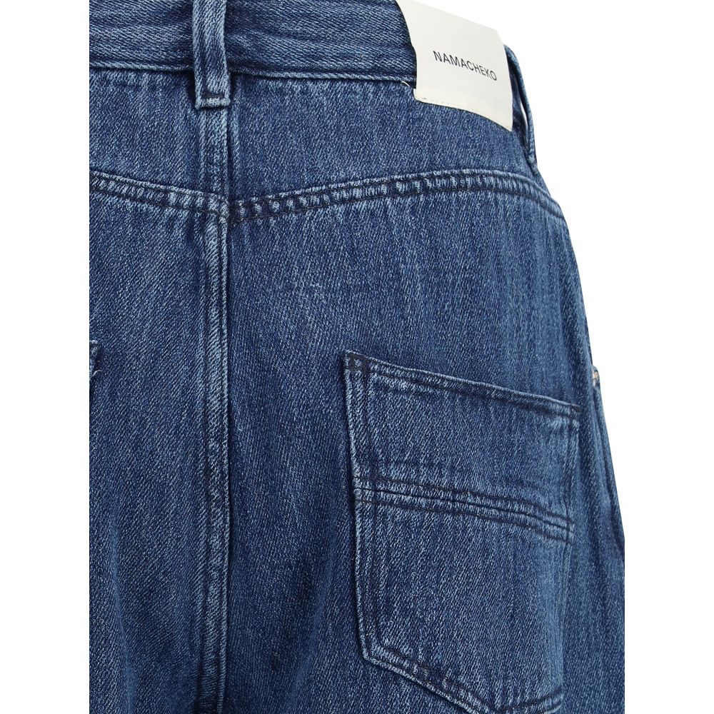 Namacheko Blue Cotton Jeans Denim | Regal Royce