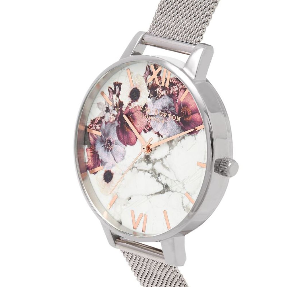 Olivia Burton Silver Stainless Steel Dress Watch | Regal Royce