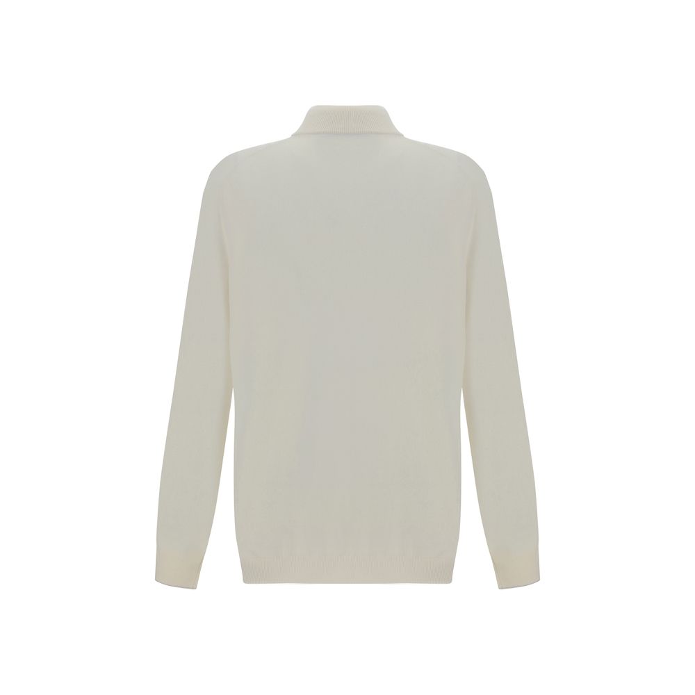 Brunello Cucinelli White Cashmere Cashmere Sweater