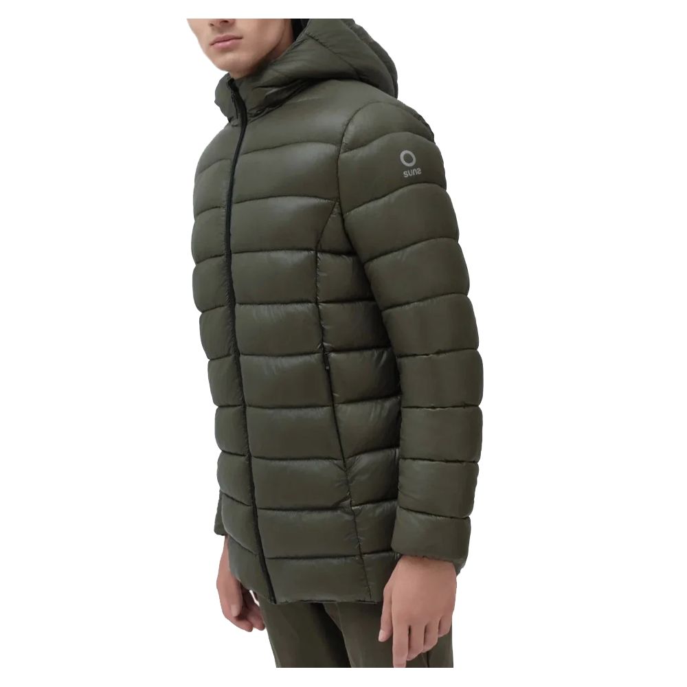 Suns Gray Polyester Jackets & Coat