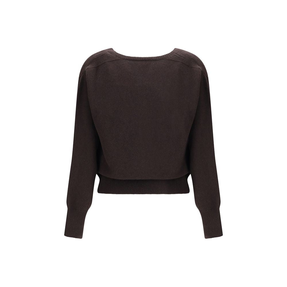 SA SU PHI Brown Cashmere Cashmere Sweater