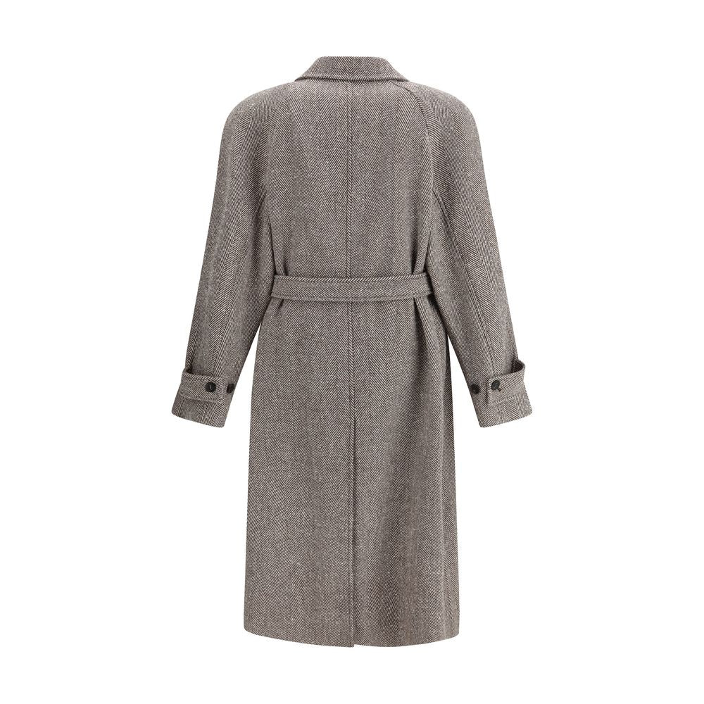 Ferragamo Beige Wool Coat | Regal Royce