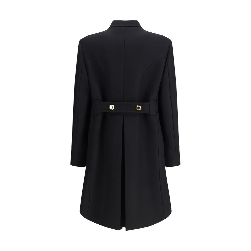 Valentino Black Wool Coat | Regal Royce