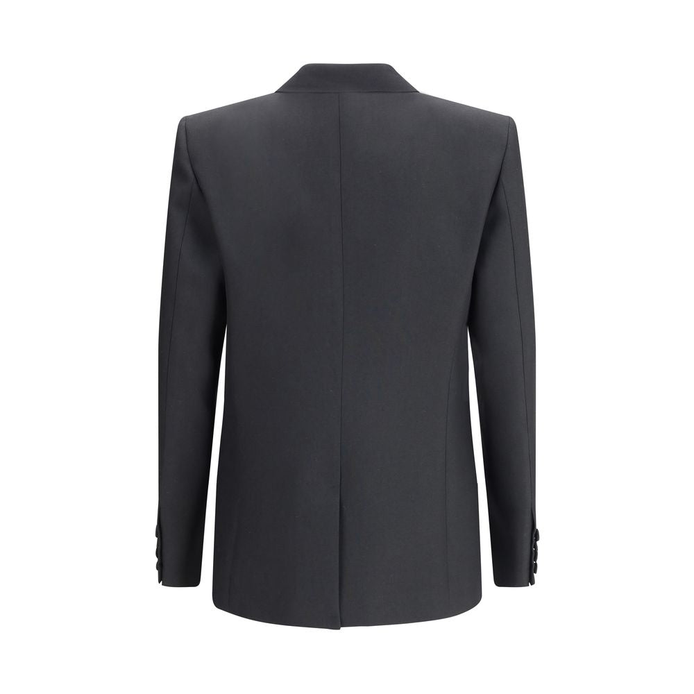 Valentino Black Polyester Coat | Regal Royce