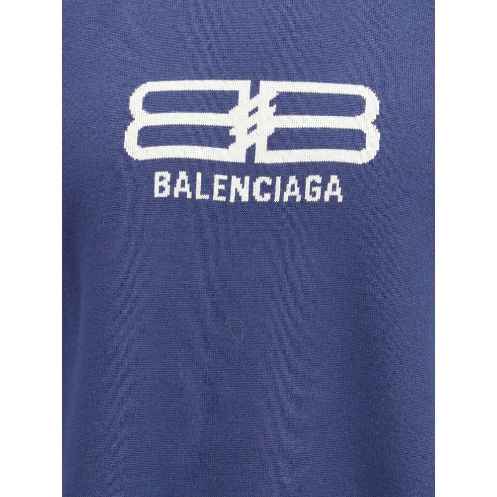 Balenciaga Blue Wool Sweatshirt | Regal Royce