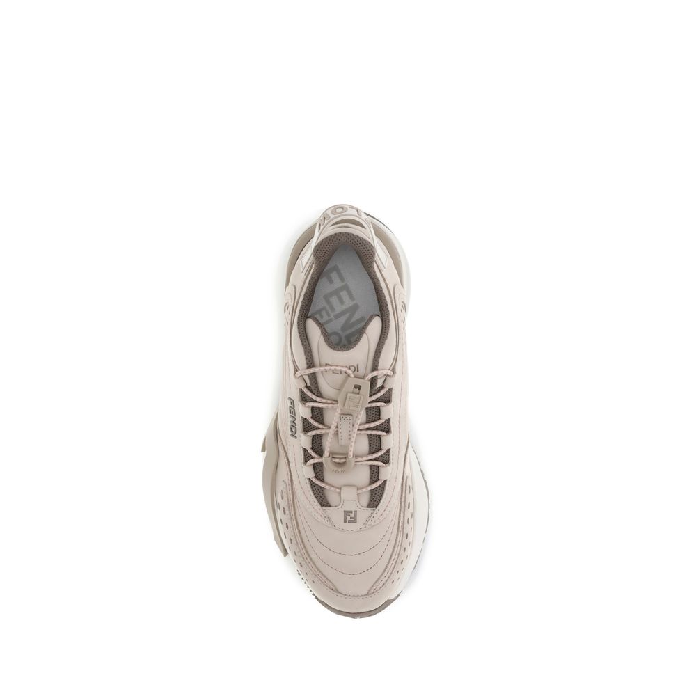 Fendi Cream Rubber Athletic Sneakers | Regal Royce