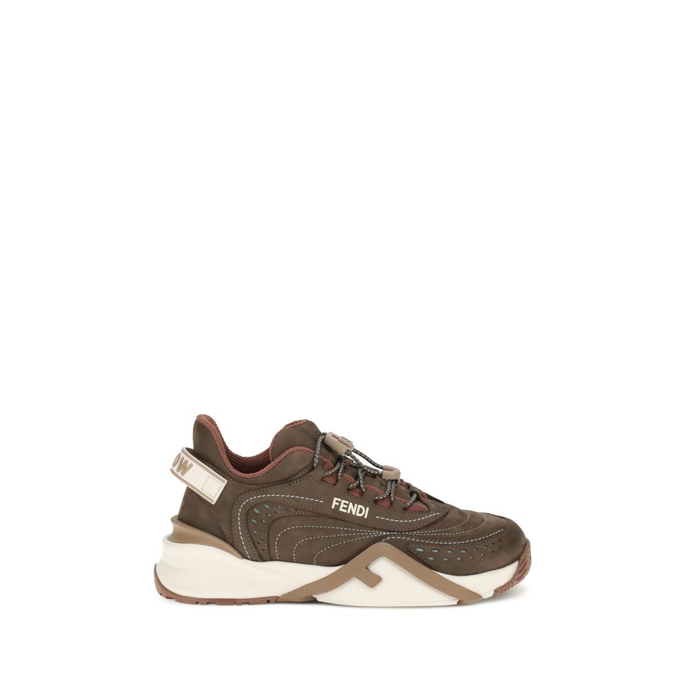 Fendi Brown Rubber Athletic Sneakers | Regal Royce