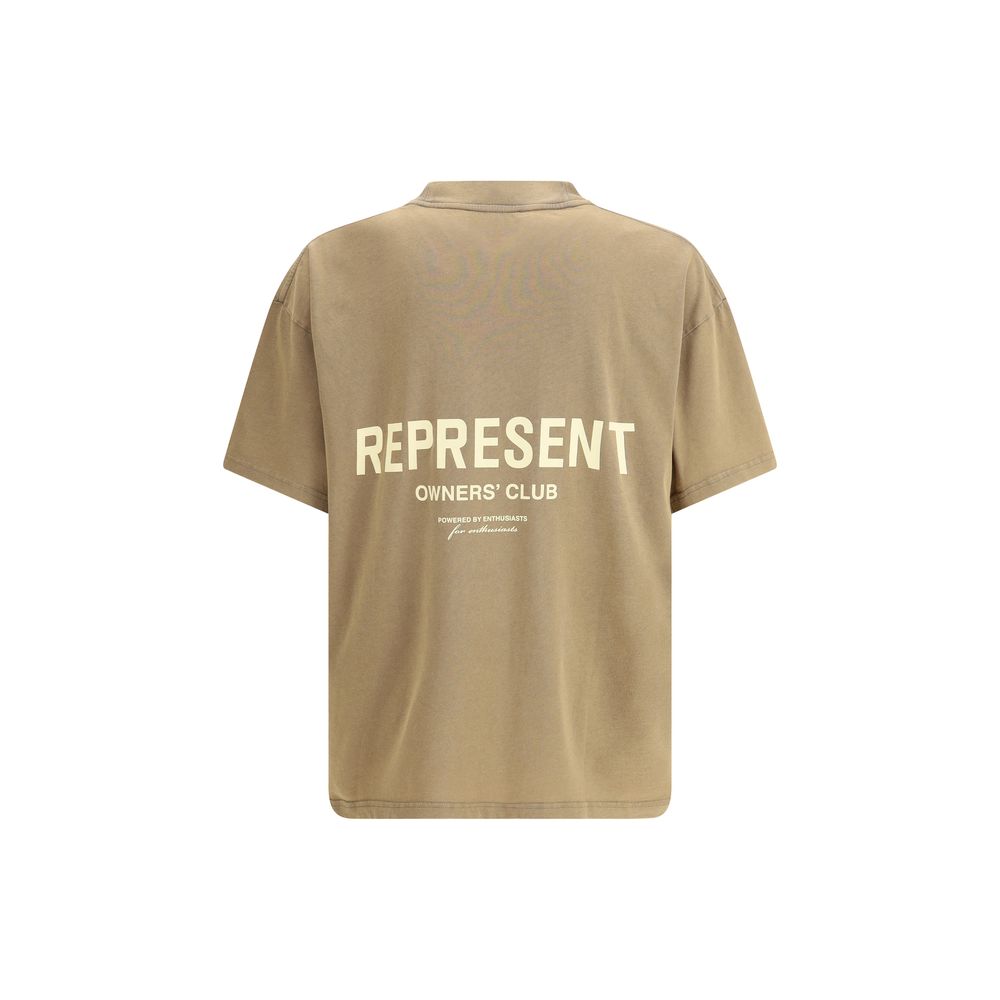 Represent Brown Cotton T-Shirt | Regal Royce