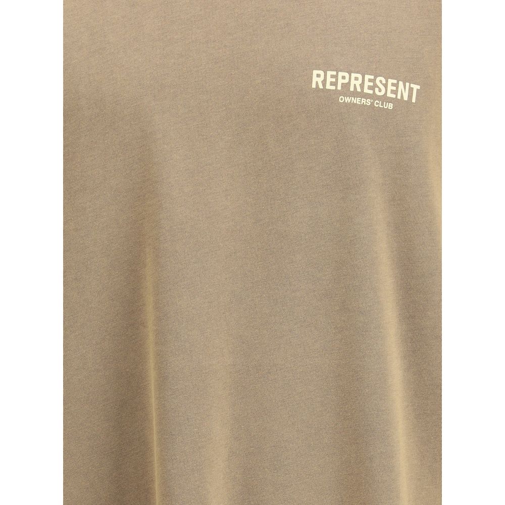 Represent Brown Cotton T-Shirt | Regal Royce