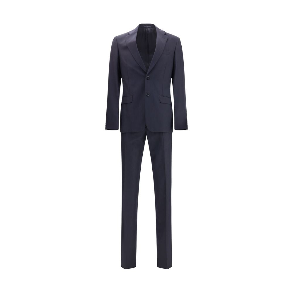 Prada Blue Fleece Wool Two-Piece Suit | Regal Royce
