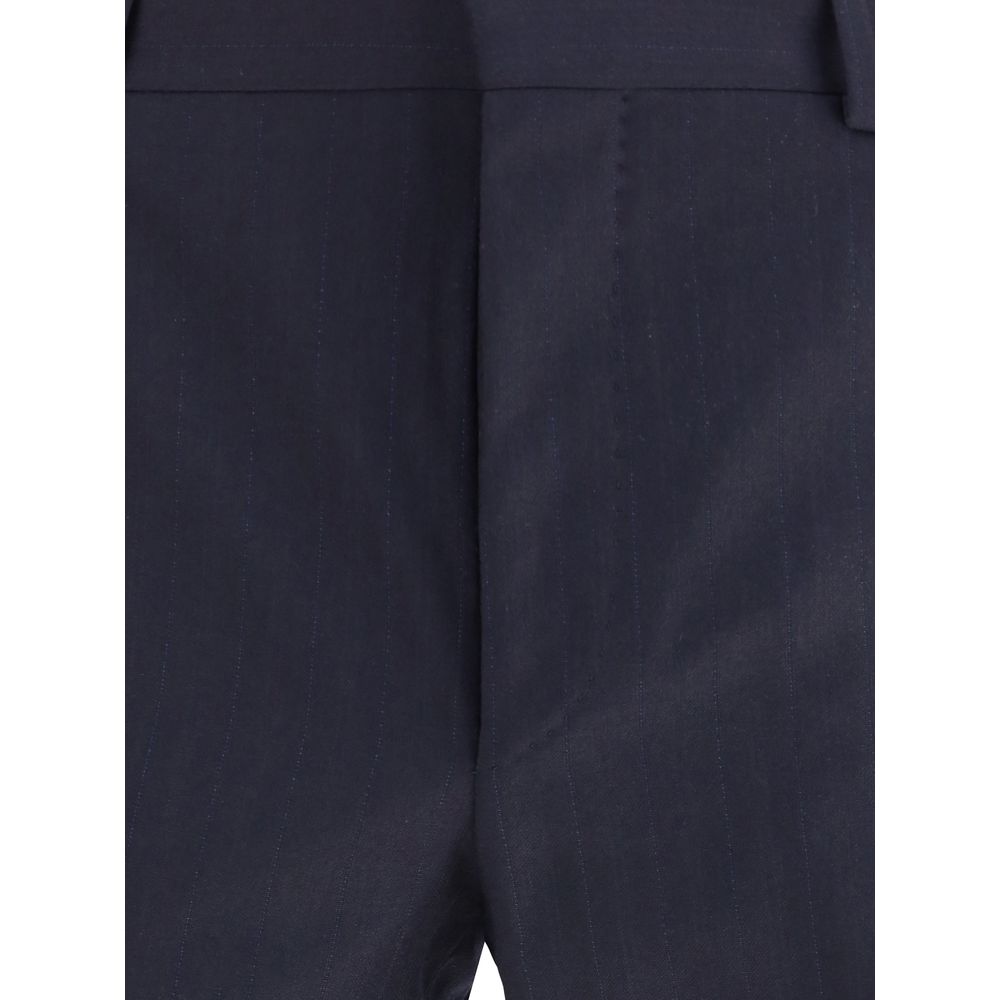 Prada Blue Fleece Wool Two-Piece Suit | Regal Royce