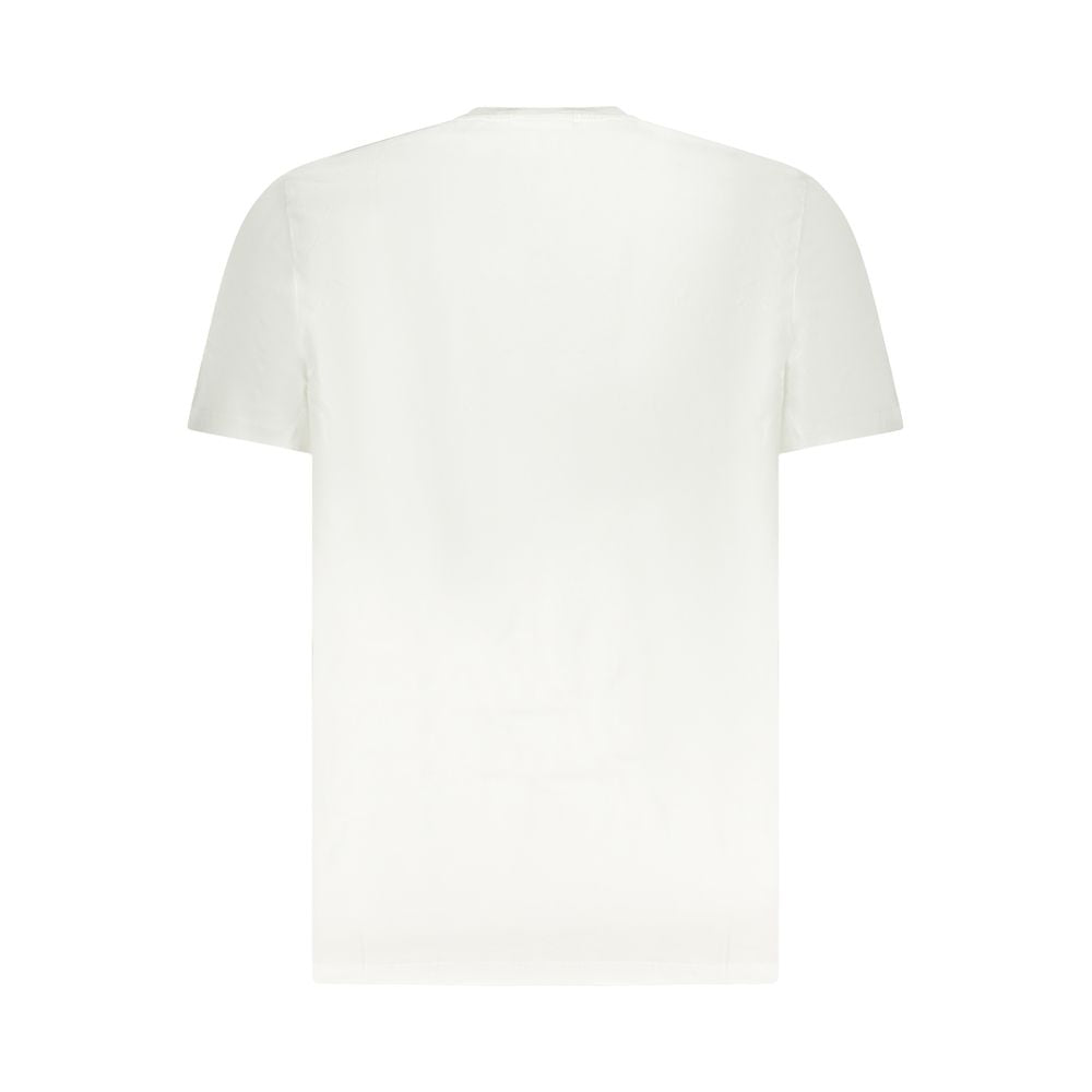 Calvin Klein White Cotton Men T-Shirt