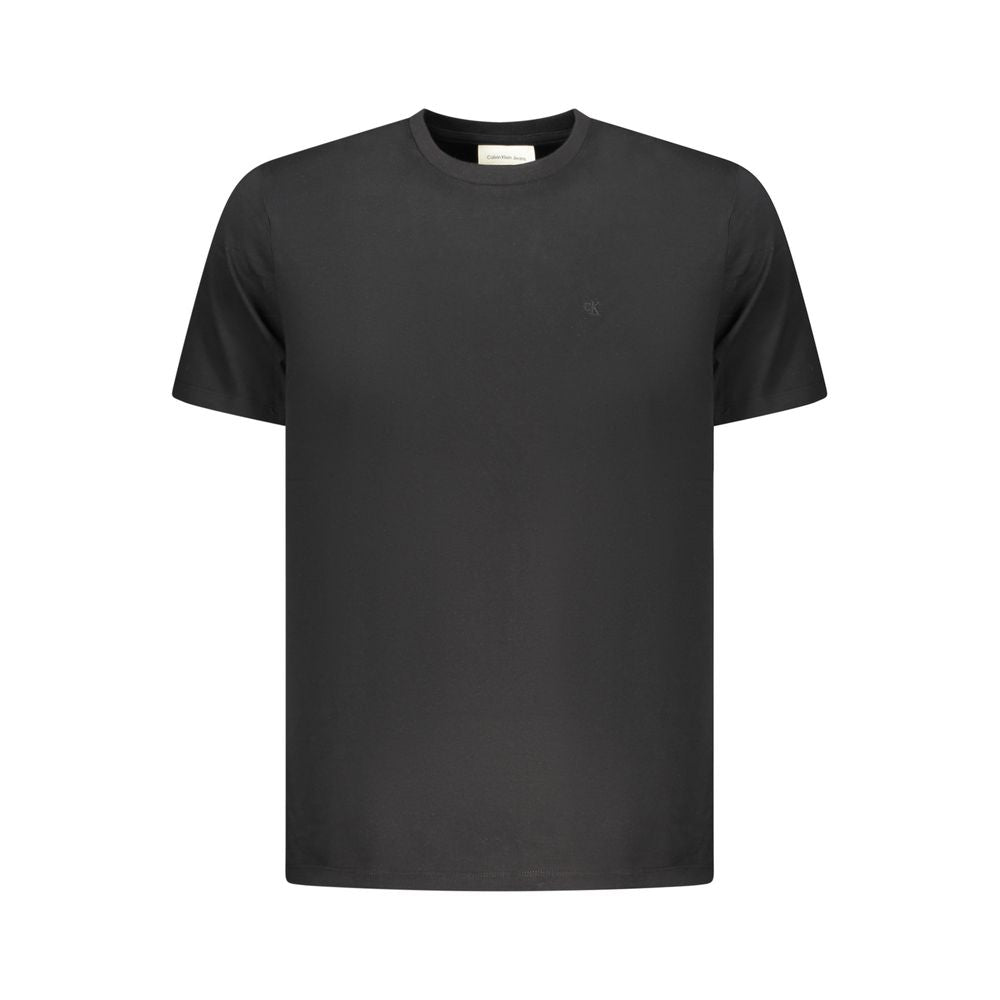 Calvin Klein Black Cotton Men T-Shirt | Regal Royce