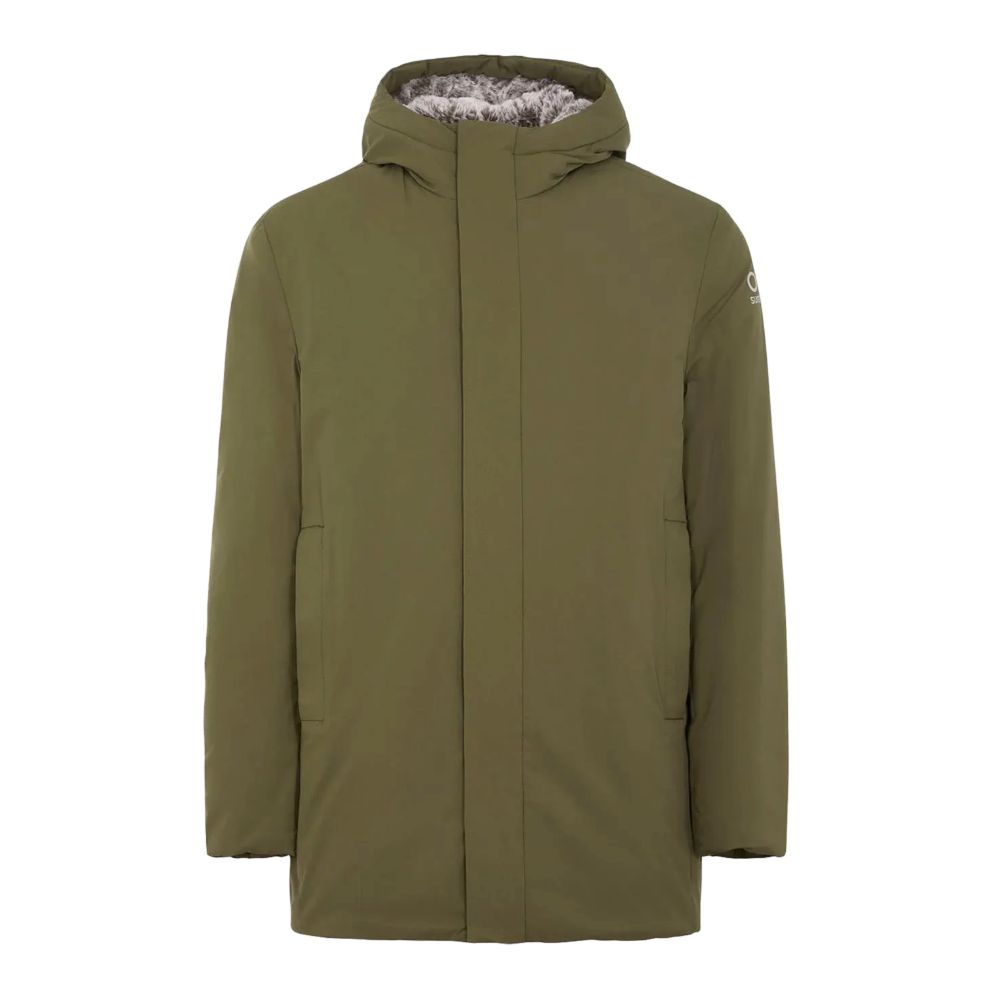 Suns Green Polyester Jackets & Coat