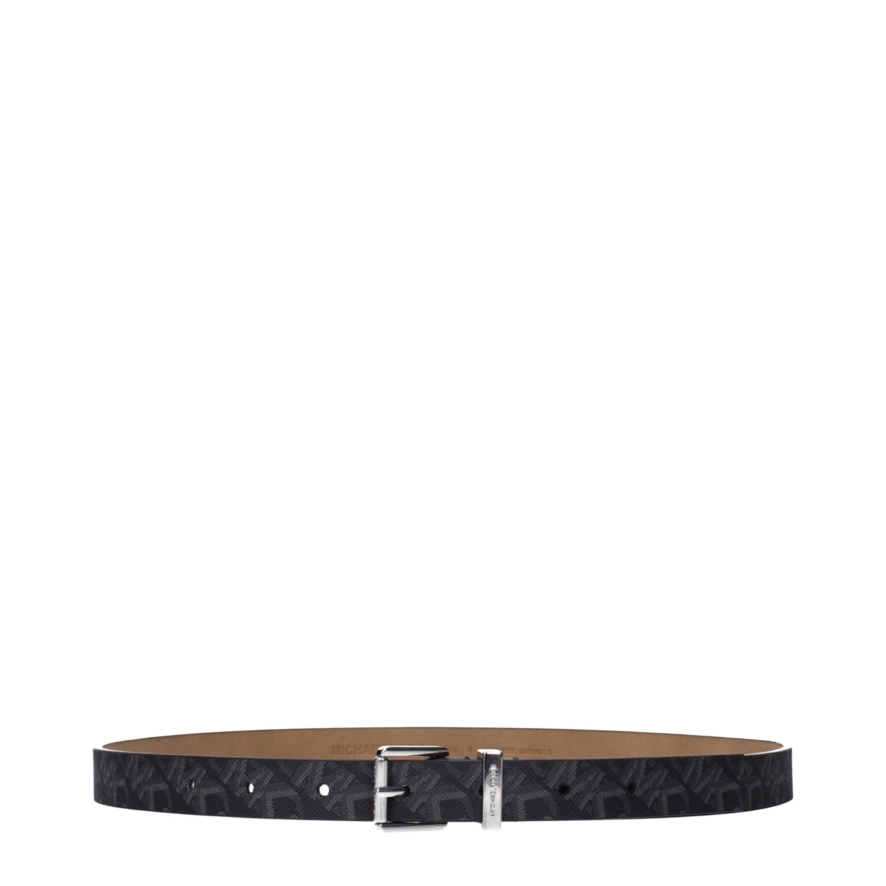 Michael Kors Gray Fabric Regular Belt | Regal Royce