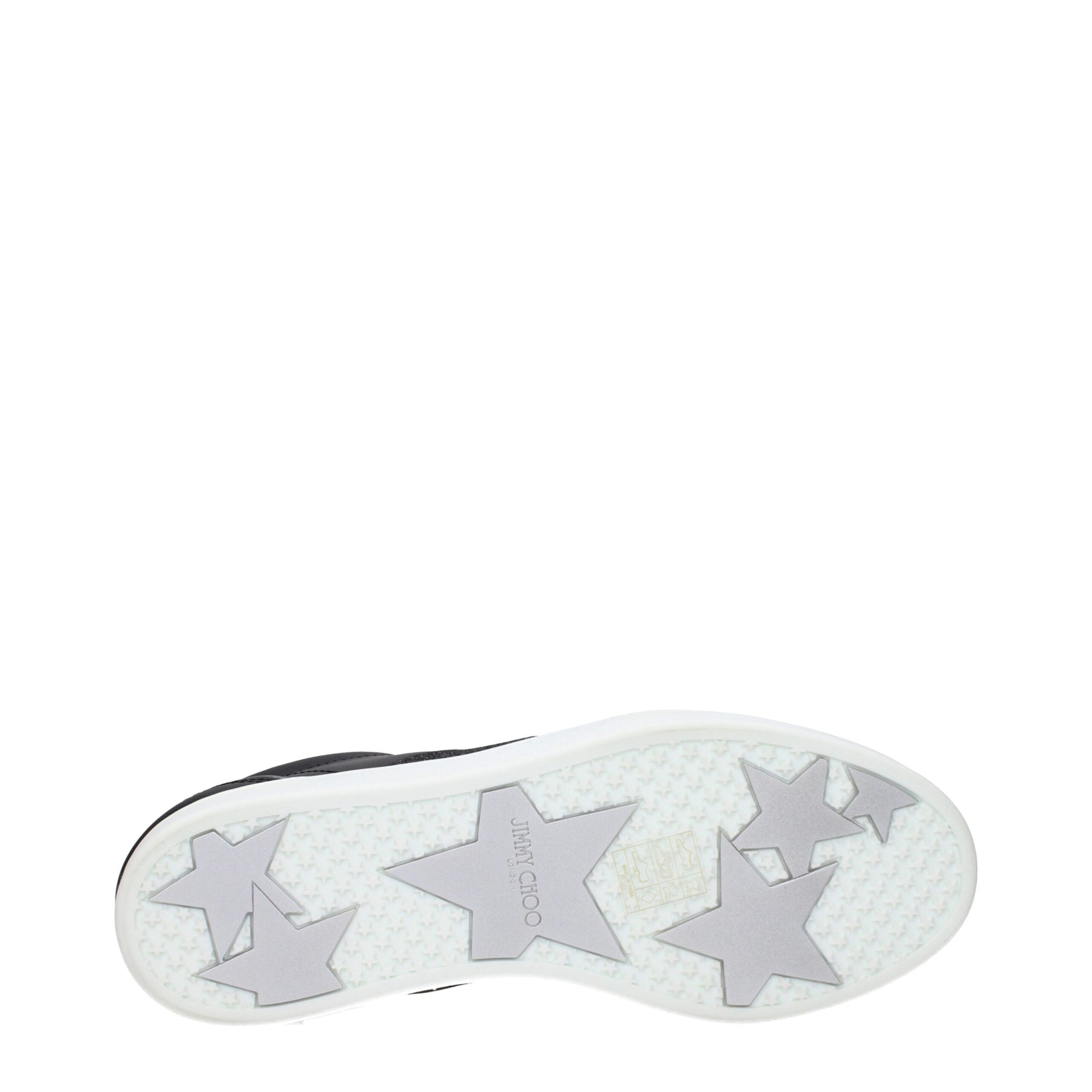 Jimmy Choo Black Leather Low Top Sneakers | Regal Royce