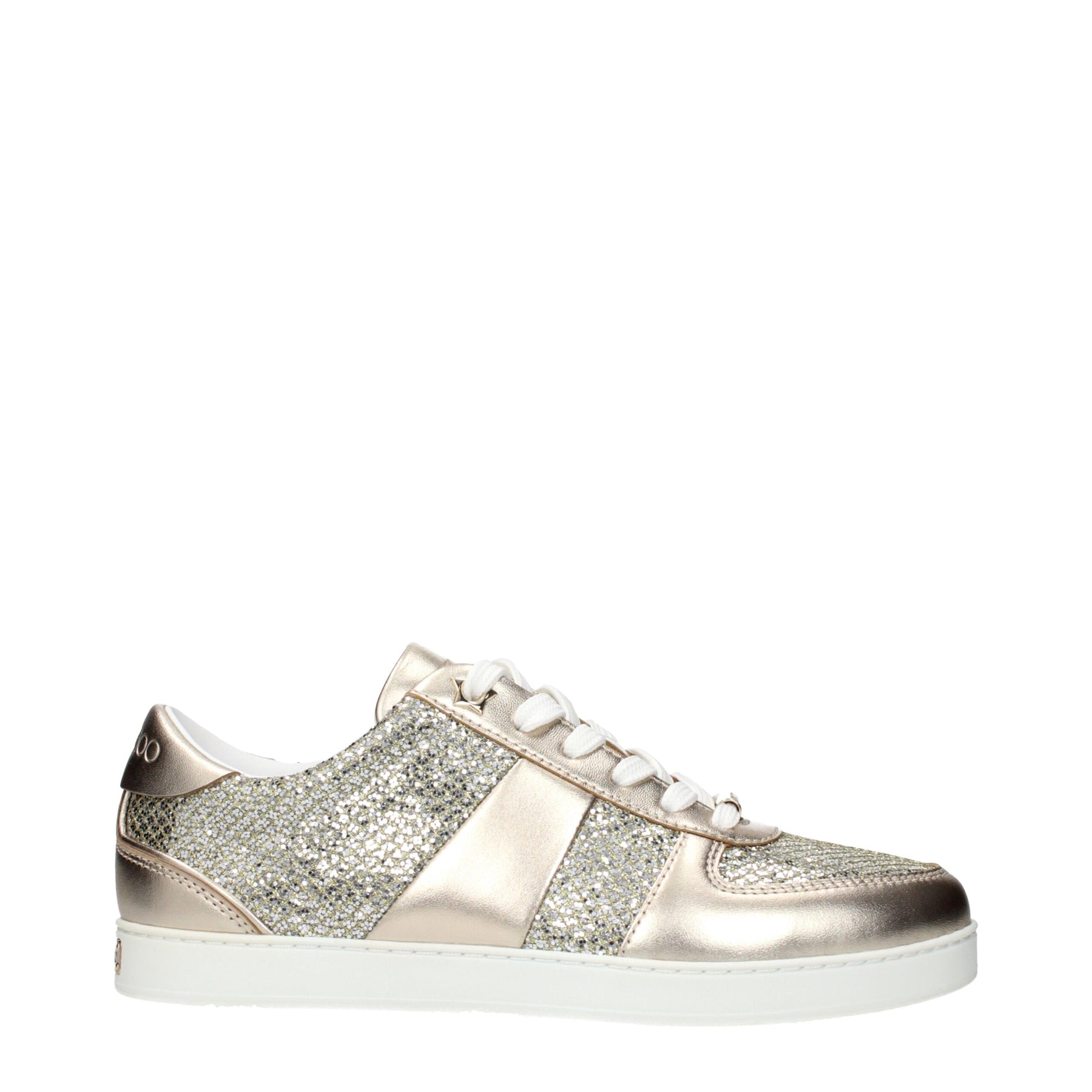 Jimmy Choo Gold Leather Sneakers | Regal Royce