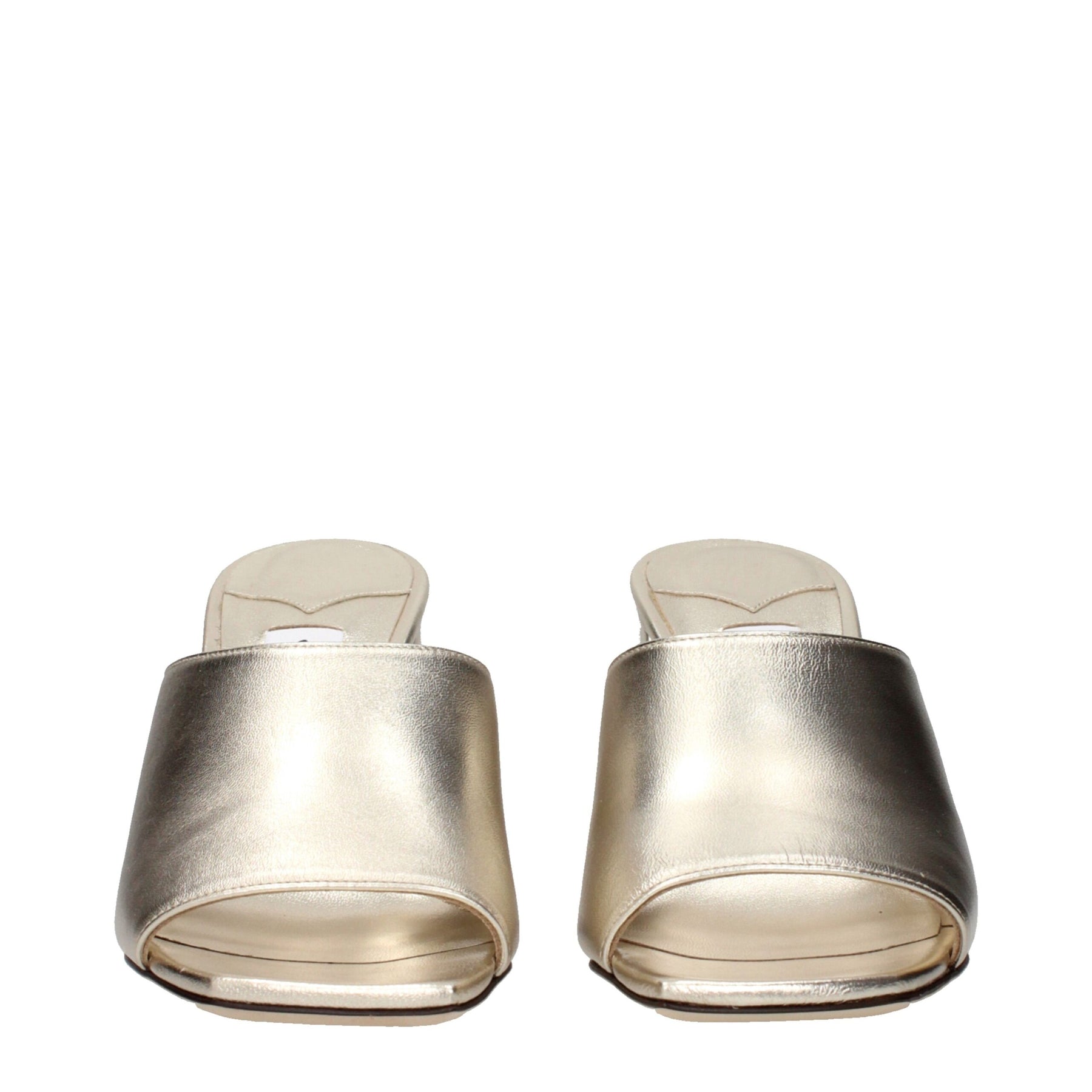 Jimmy Choo Gold Leather Platform Sandals | Regal Royce