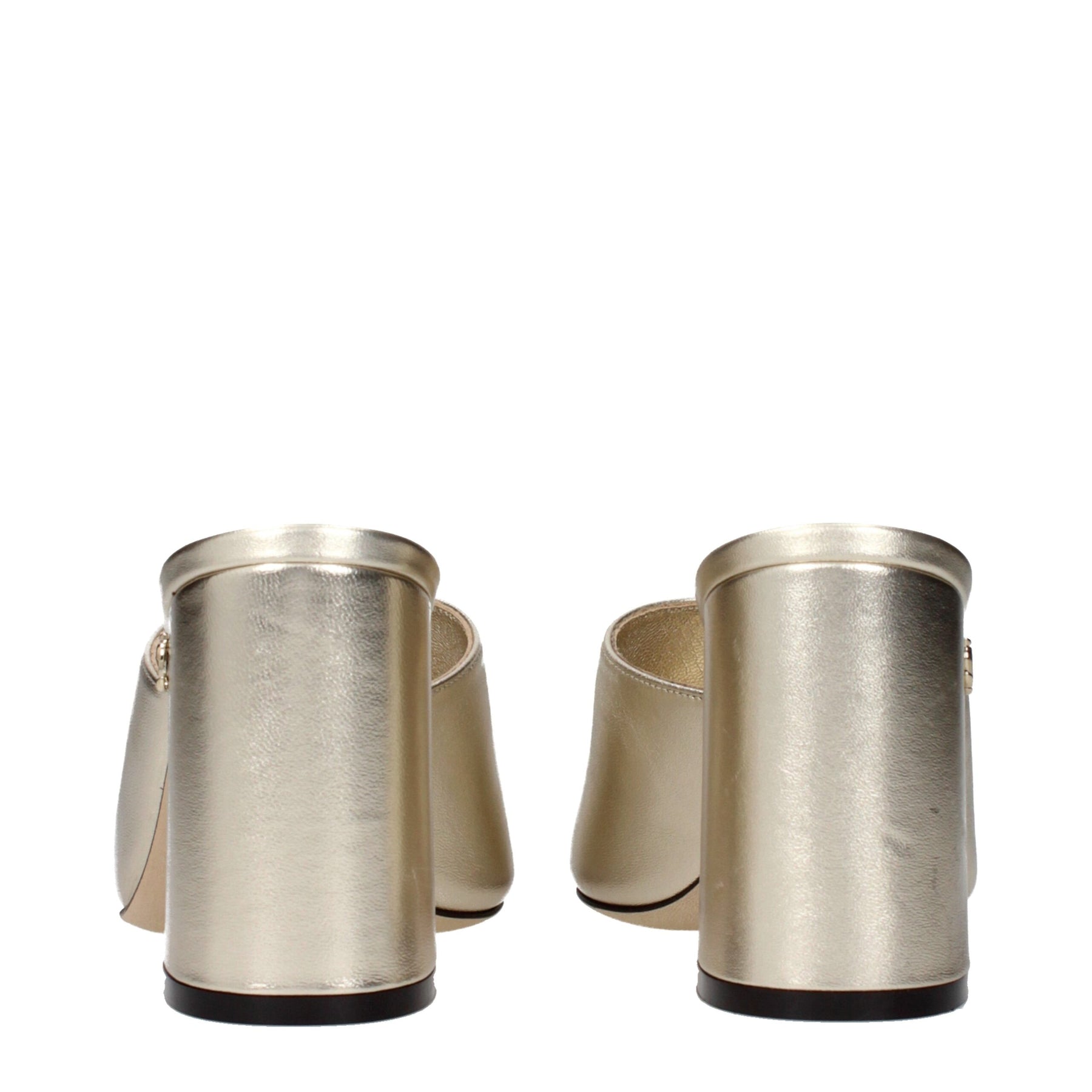 Jimmy Choo Gold Leather Platform Sandals | Regal Royce