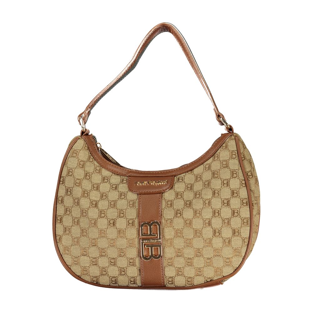 Laura Biagiotti Beige Polyester Women Handbag | Regal Royce