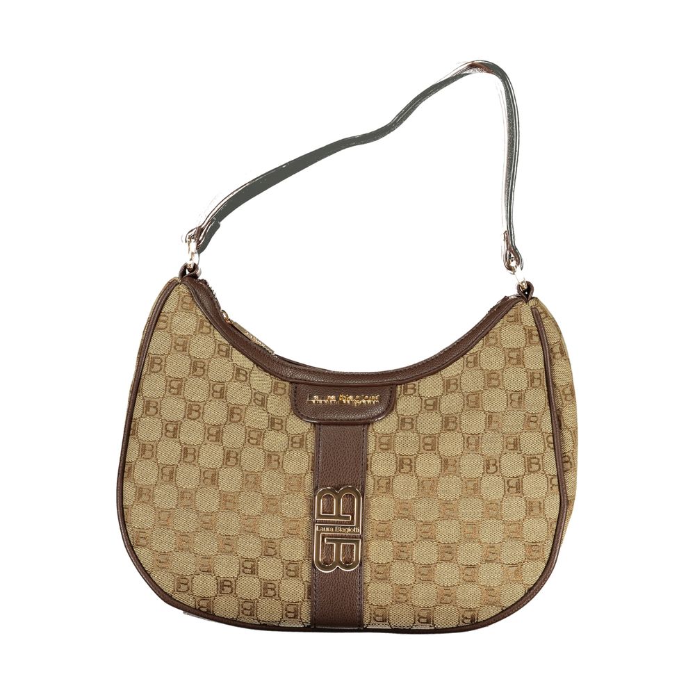 Laura Biagiotti Beige Polyester Women Handbag | Regal Royce