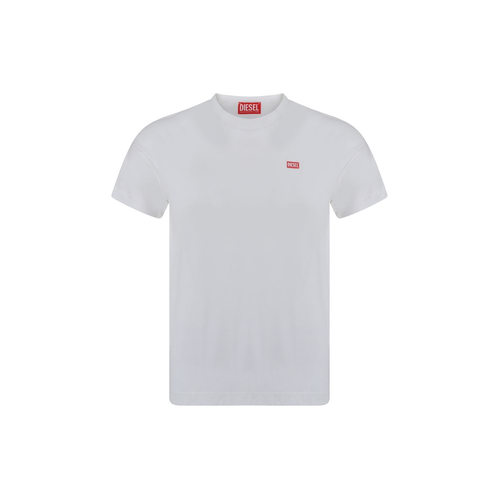 Diesel White Cotton T-Shirt | Regal Royce