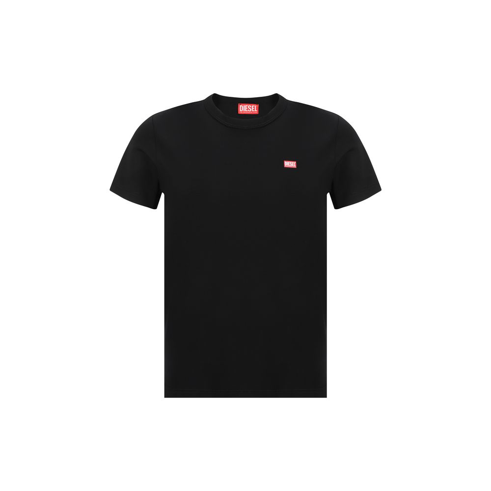 Diesel Black Cotton T-Shirt | Regal Royce