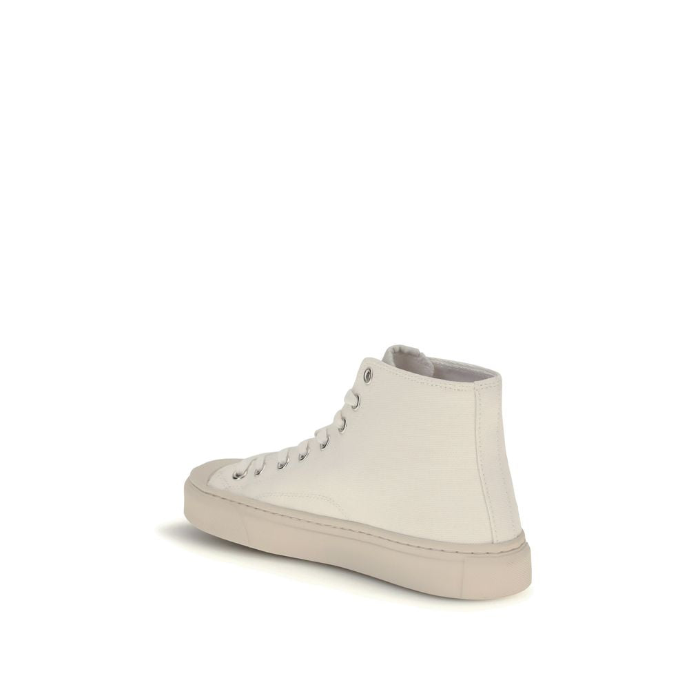 Vivienne Westwood White Cotton High Top Sneakers | Regal Royce