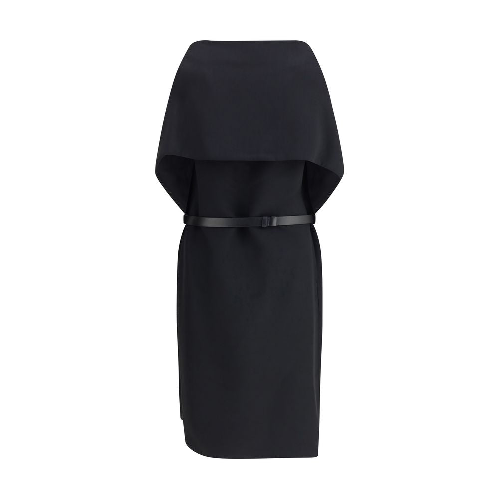 Ferragamo Black Viscose Casual Dress | Regal Royce
