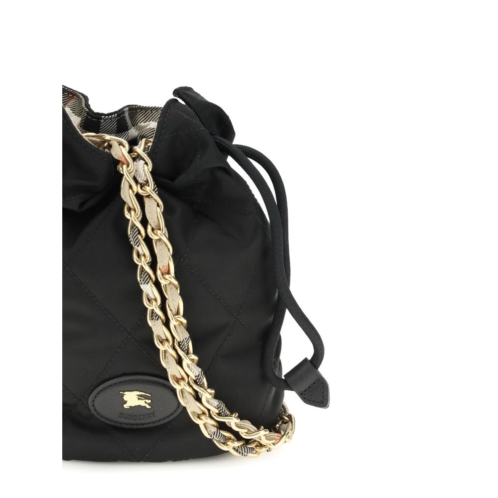 Burberry Black Nylon Backet Bag