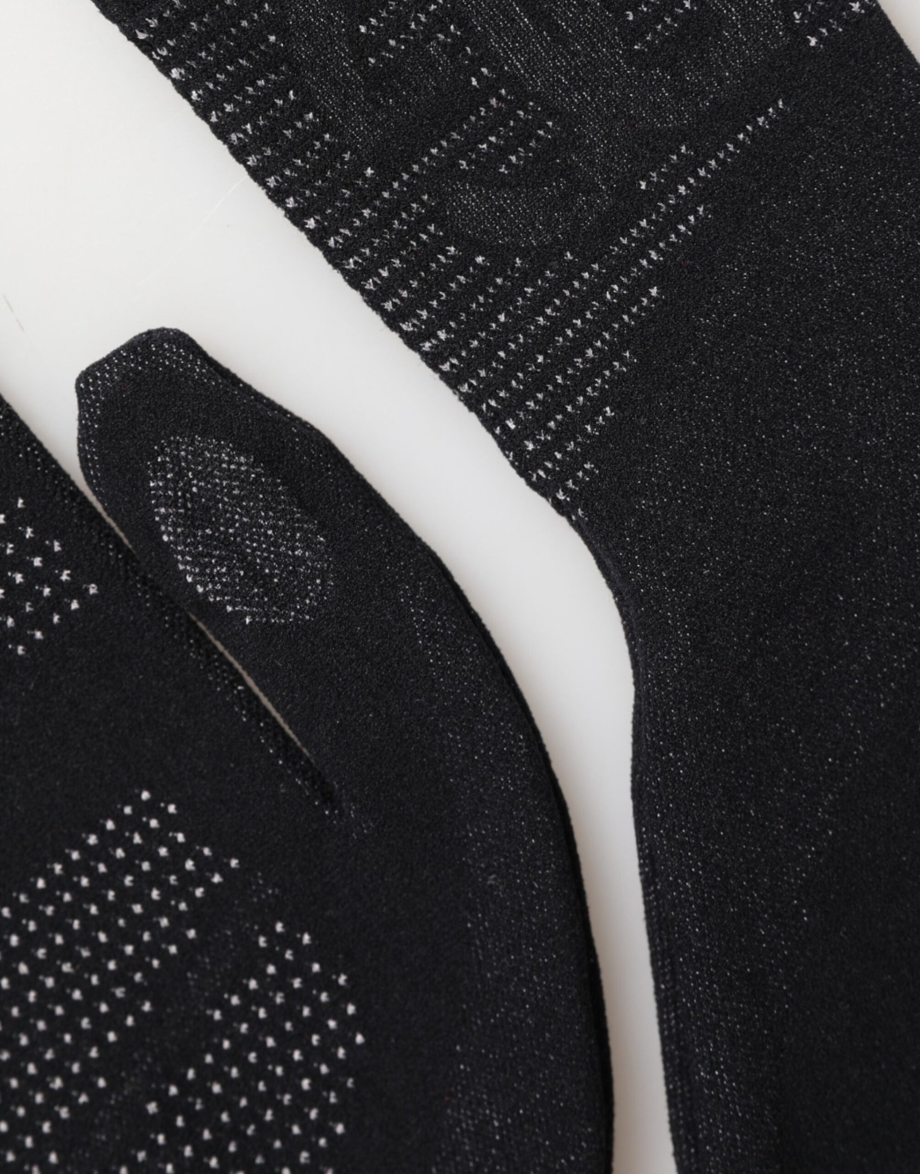 Dolce & Gabbana Black DG Logo Cotton Hands Mitten Men Gloves | Regal Royce