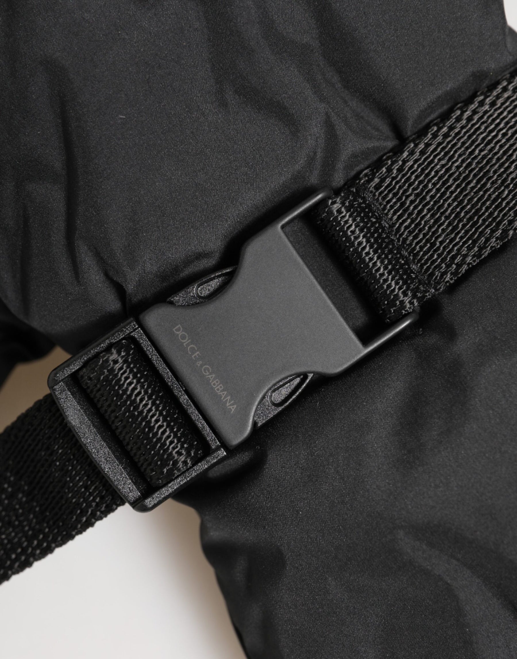 Dolce & Gabbana Black Windproof Ski Winter Warm Non Slip Gloves | Regal Royce