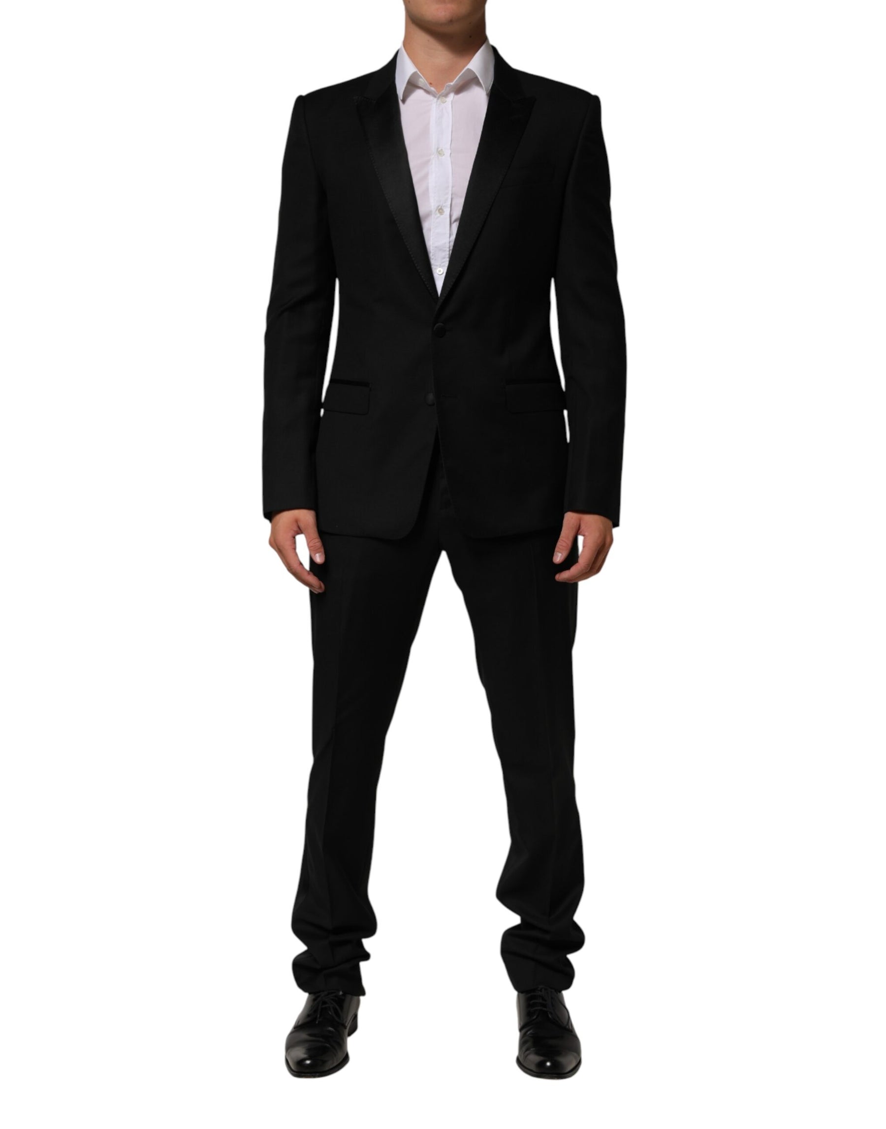 Dolce & Gabbana Black 2 Buttons Jacket Formal 2 Piece Suit | Regal Royce