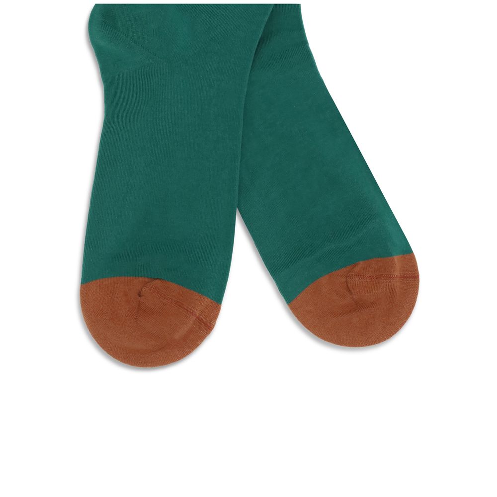 Bonne Maison Green Cotton Socks
