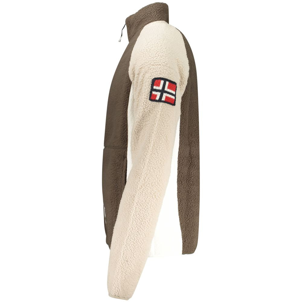 Norway 1963 Marrone Polyester Men Sweatshirt | Regal Royce