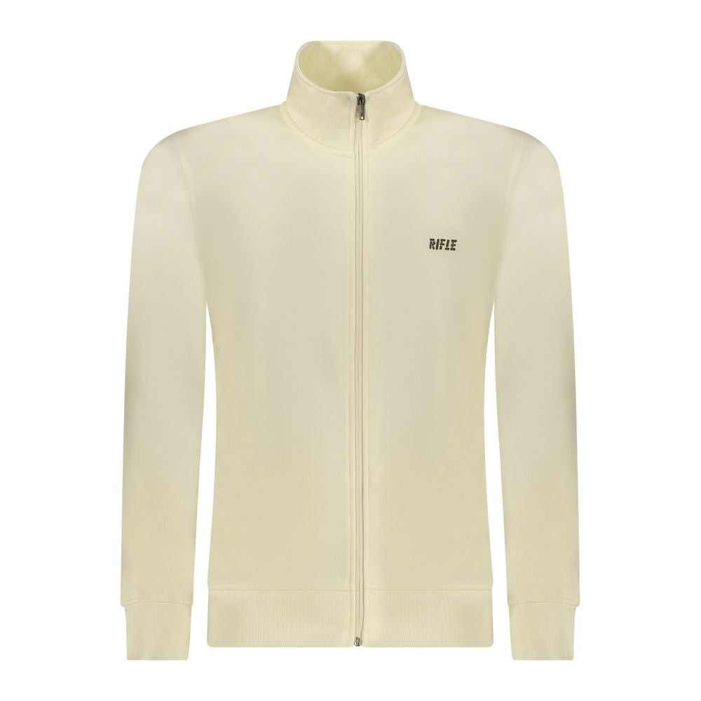 Rifle White Cotton Men's Sweater | Regal Royce