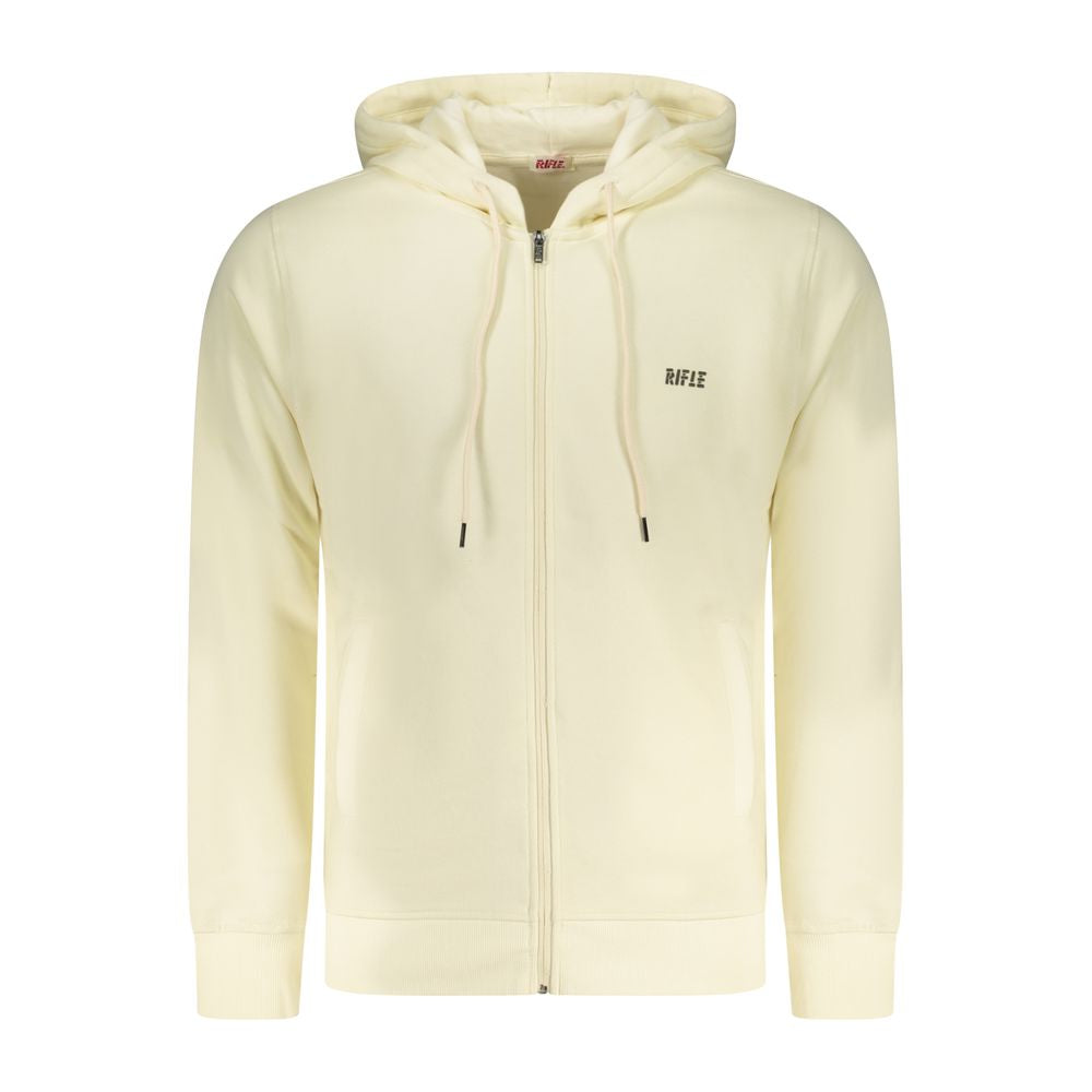 Rifle White Cotton Men's Hoodie Sweatshirt | Regal Royce