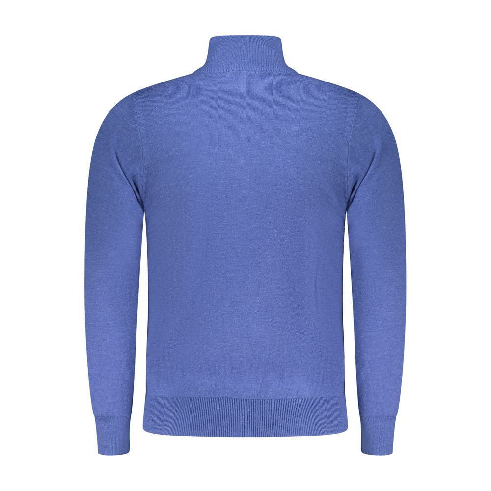 Rifle Blue Polyester Men's Sweater | Regal Royce