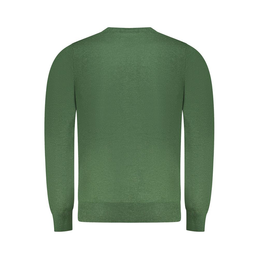 Rifle Green Wool Men Sweater | Regal Royce