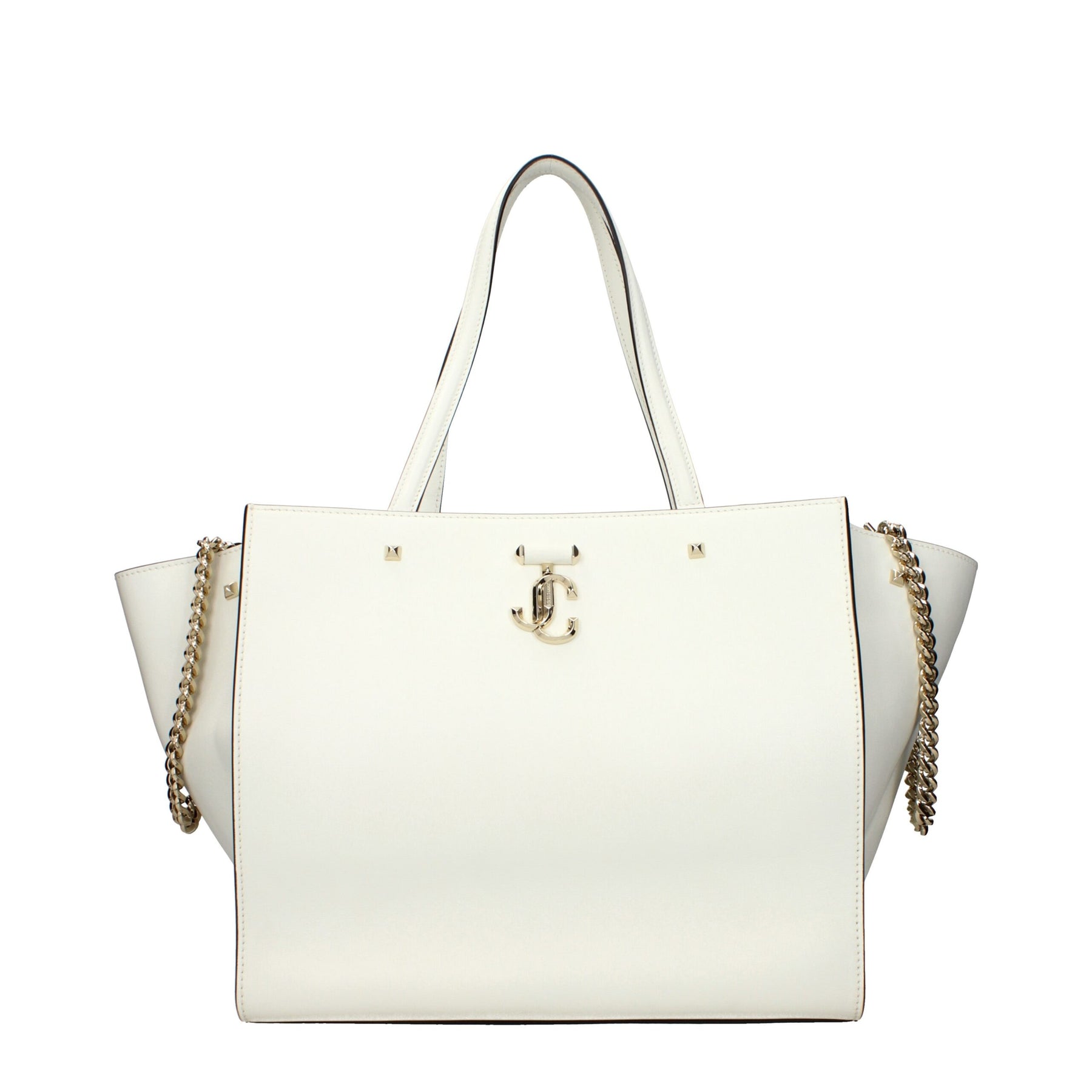 Jimmy Choo White Leather Shoulder Bag | Regal Royce