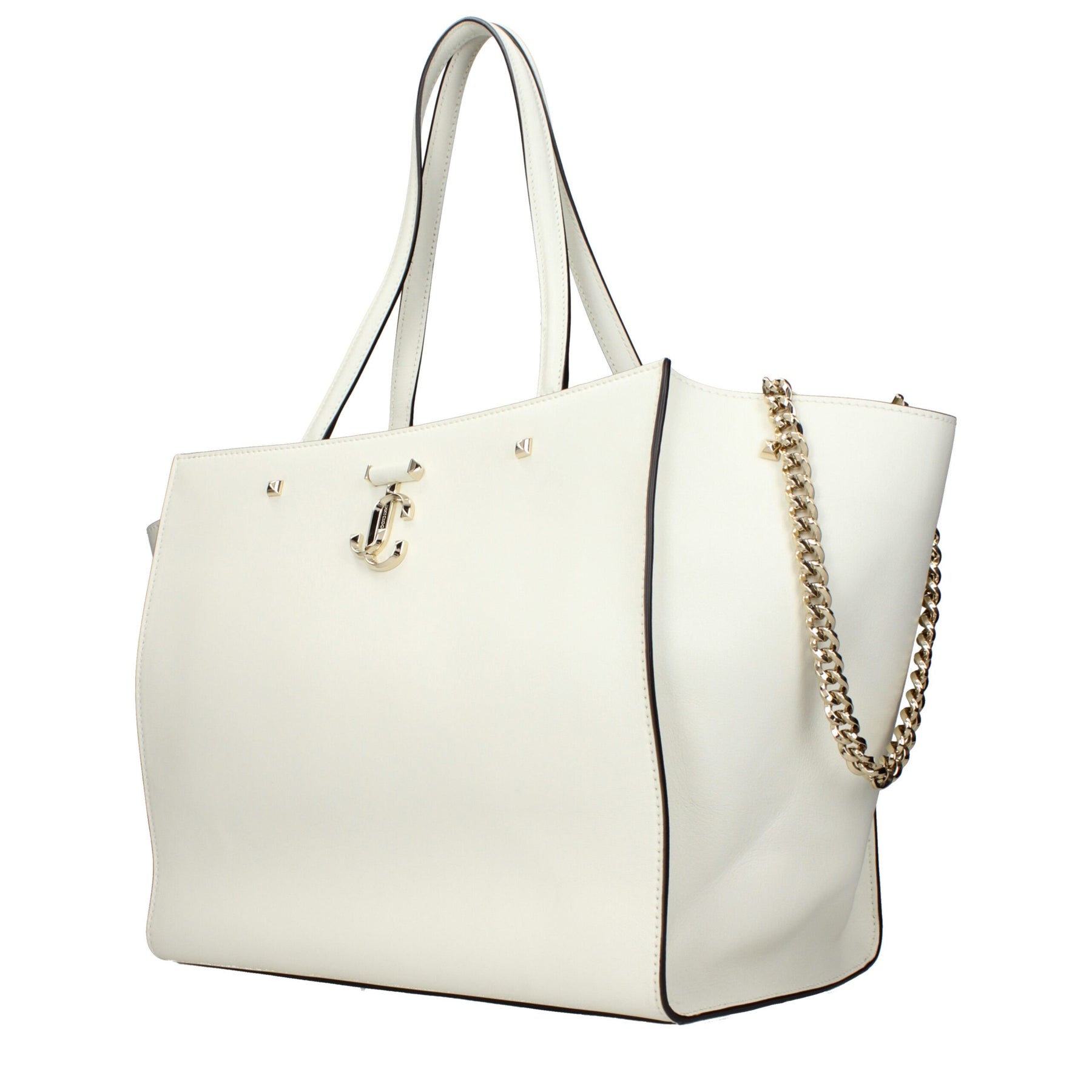 Jimmy Choo White Leather Shoulder Bag | Regal Royce
