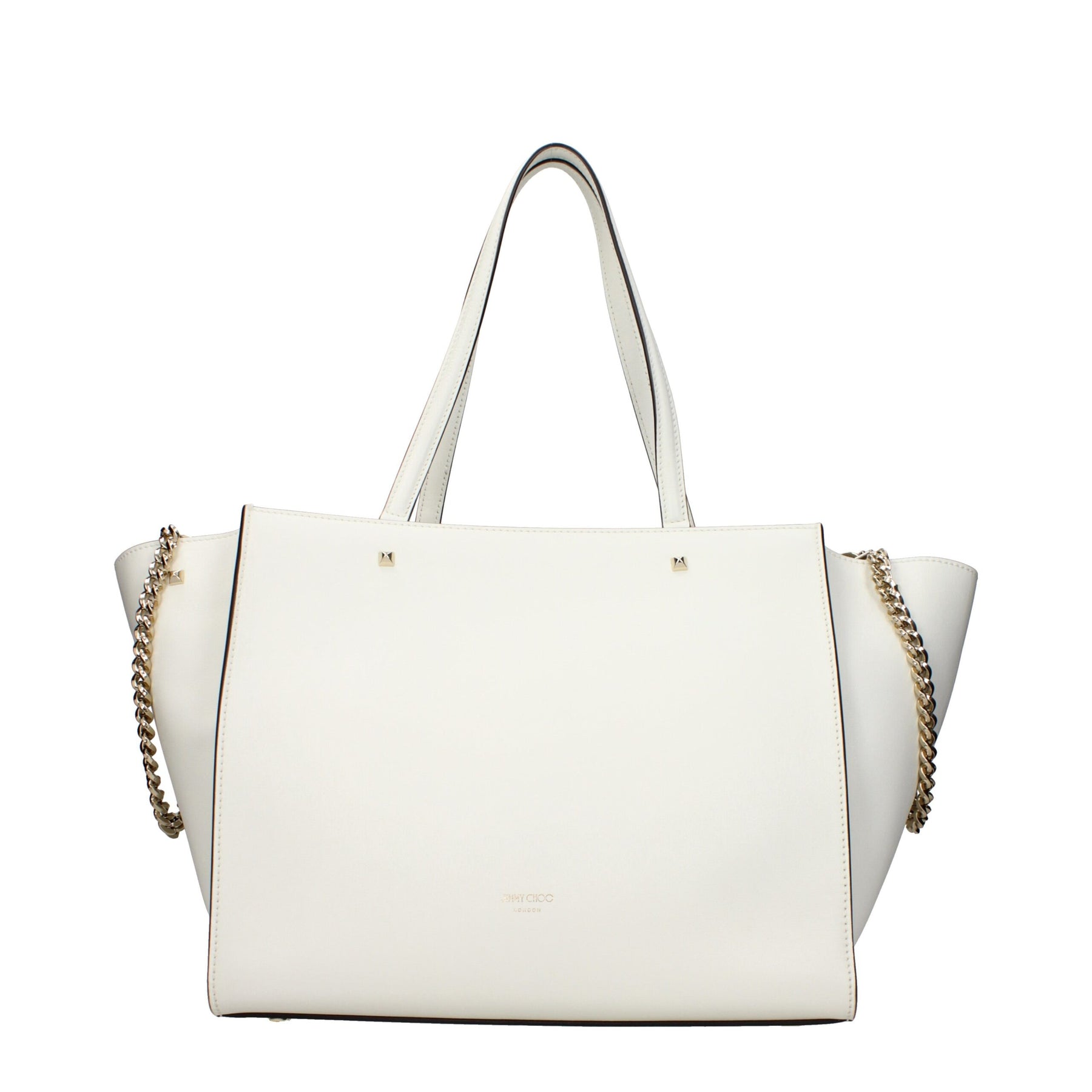 Jimmy Choo White Leather Shoulder Bag | Regal Royce