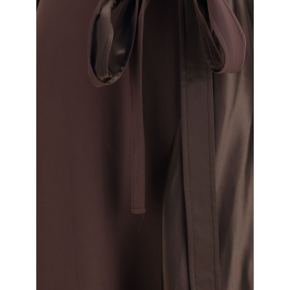 Ferragamo Brown Viscose Cocktail Dress | Regal Royce