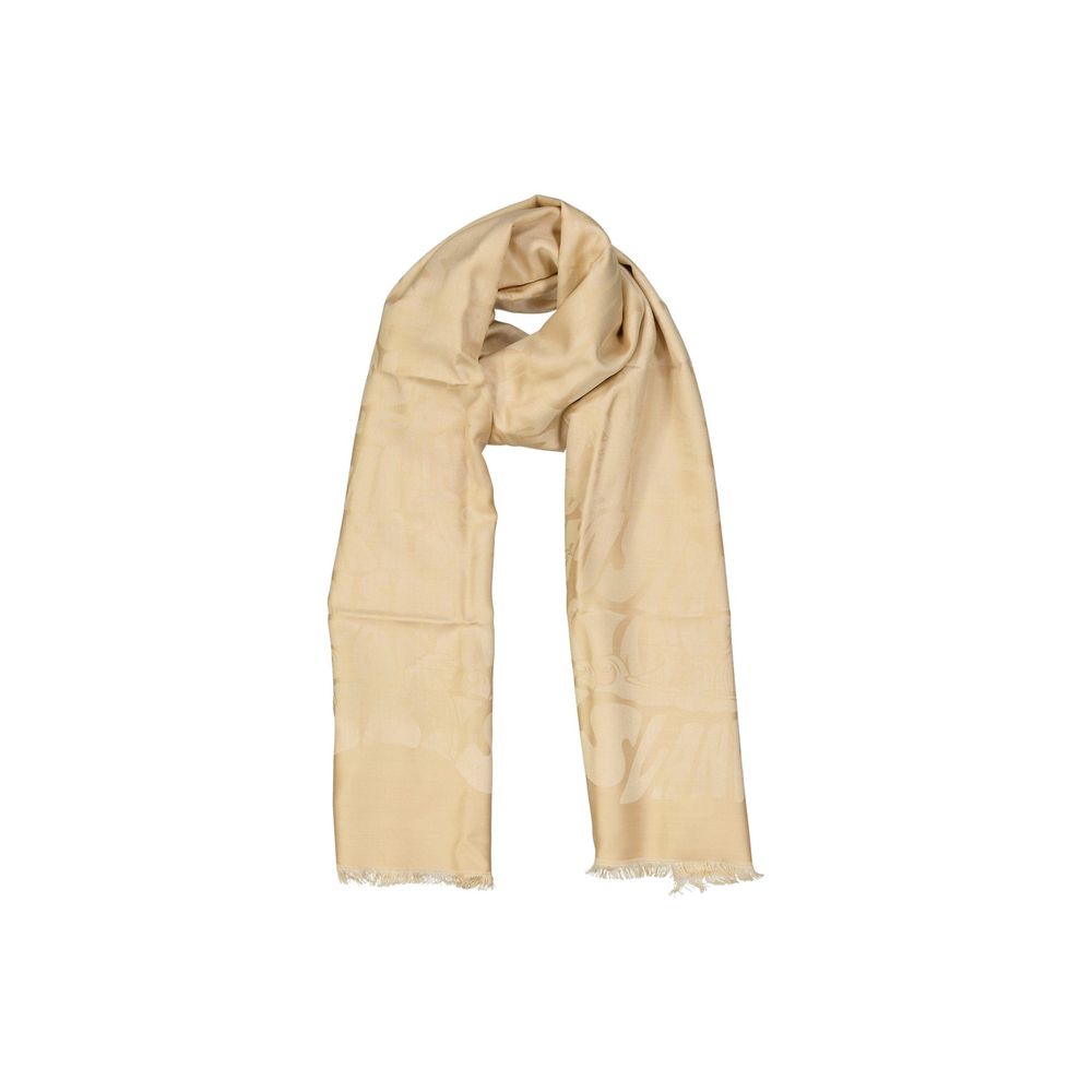 Lanvin Beige Silk Scarf
