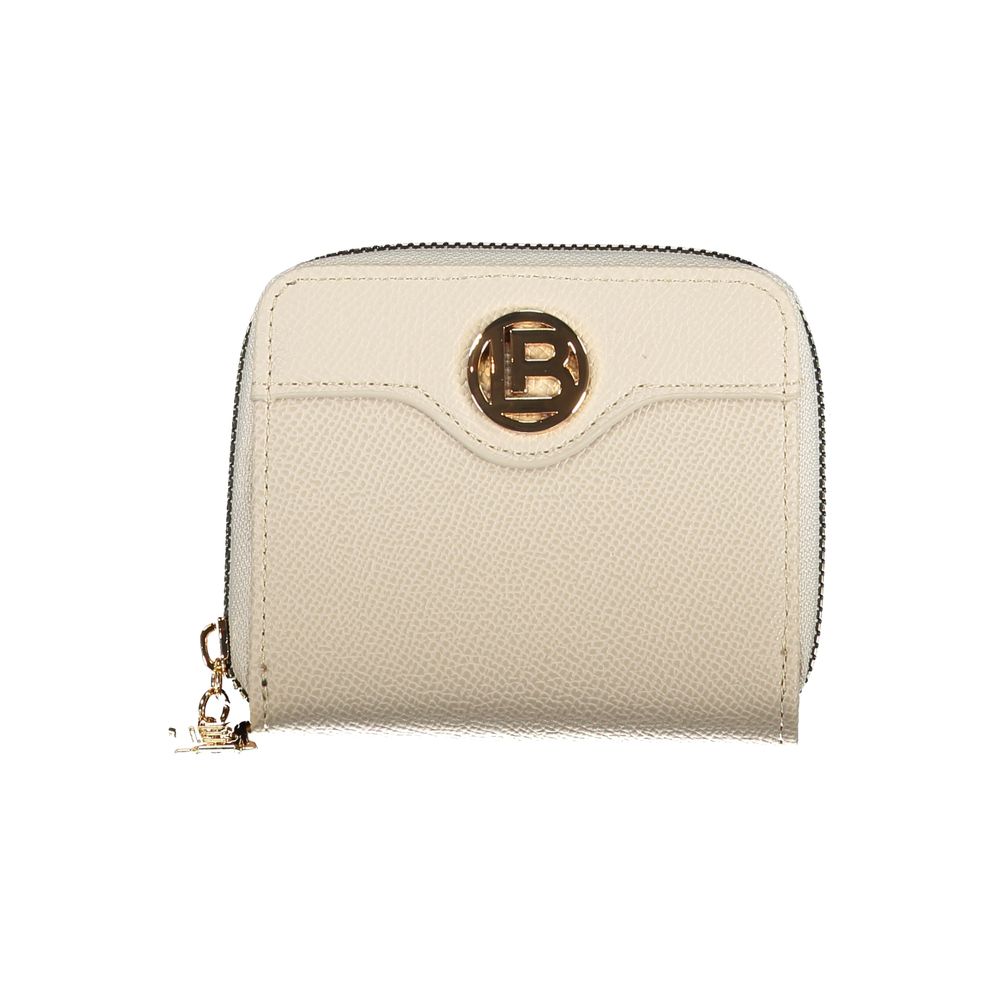 Laura Biagiotti Beige Polyurethane Women Wallet | Regal Royce